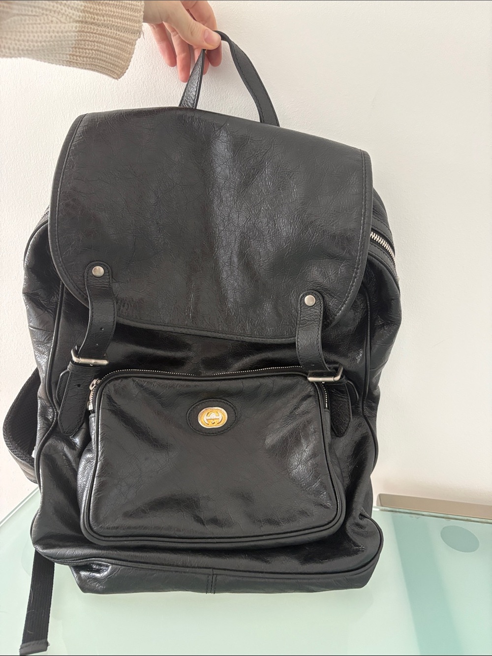 Gucci Leather Backpack - Picture 4 of 8